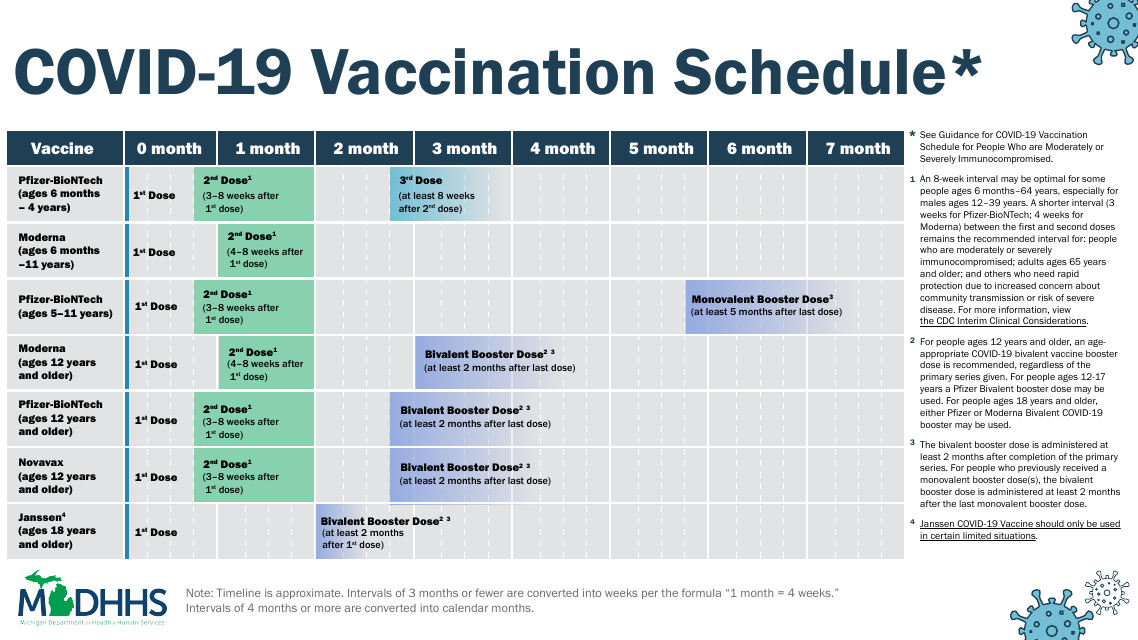 Covid-19 Vaccination Schedule Document Image Preview