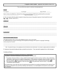 Form CMS-10564 Progress Note (Paper)