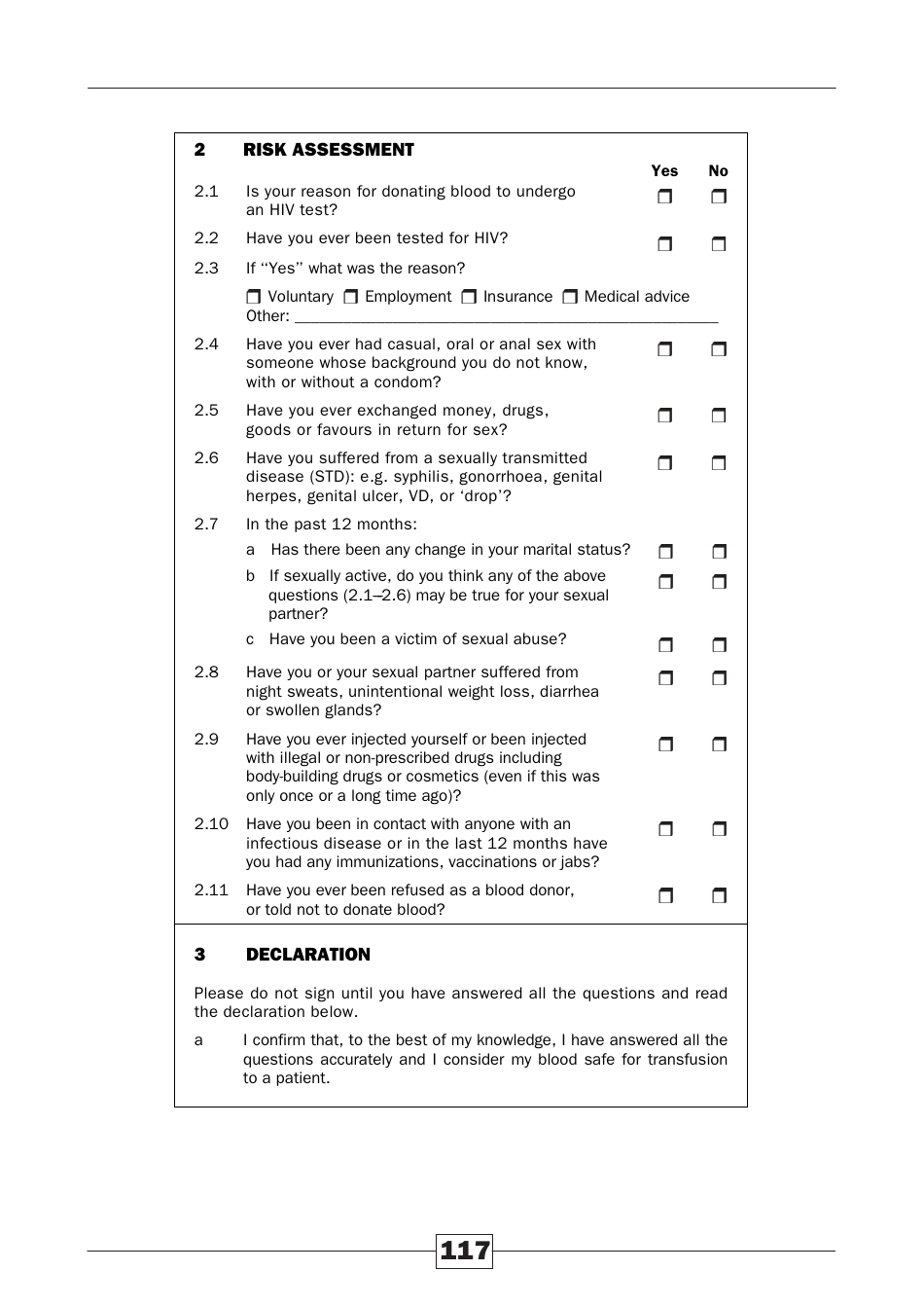 Blood Transfusion Service Donor Questionnaire Fill Out, Sign Online