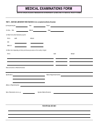 Form IMM/WP MD001 Medical Examinations Form - British Virgin Islands, Page 3