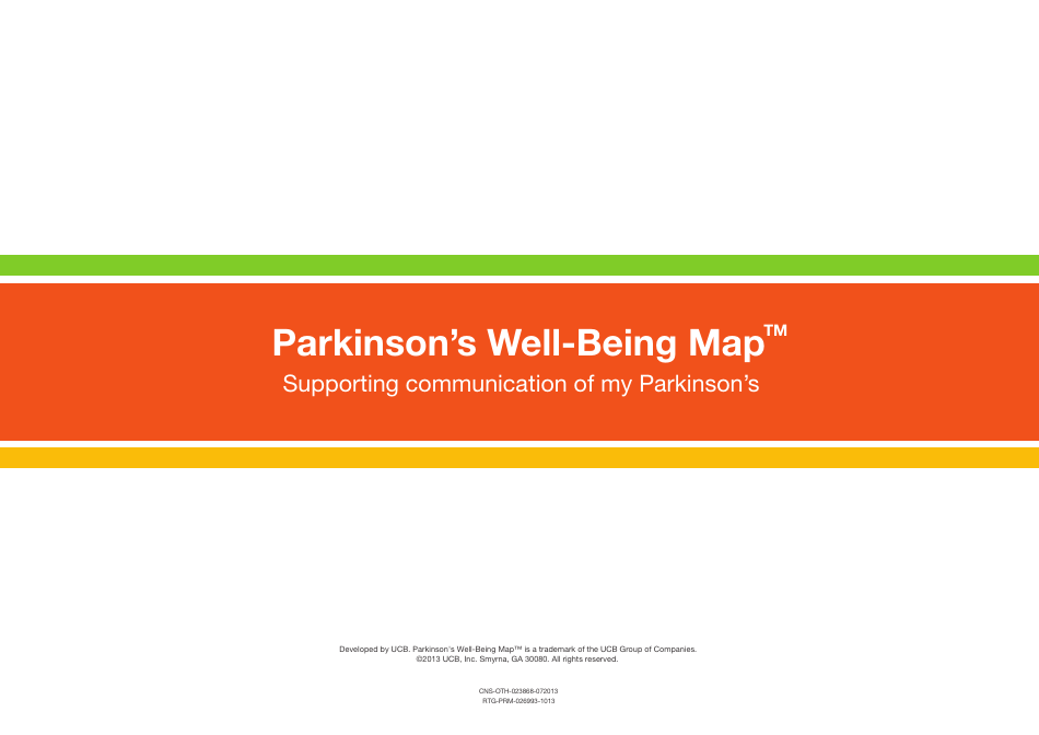 Parkinson's Well-Being Map - Ucb Document Preview