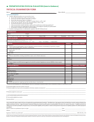 Document preview: Pre-participation Physical Examination Form - American Academy of Family Physicians