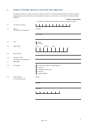 Appendix TB Test Referral Form - Netherlands, Page 2