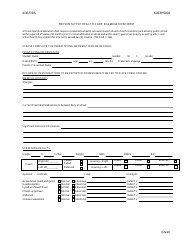 Form KDESHS002 Preventative Health Care Examination Form - Kentucky