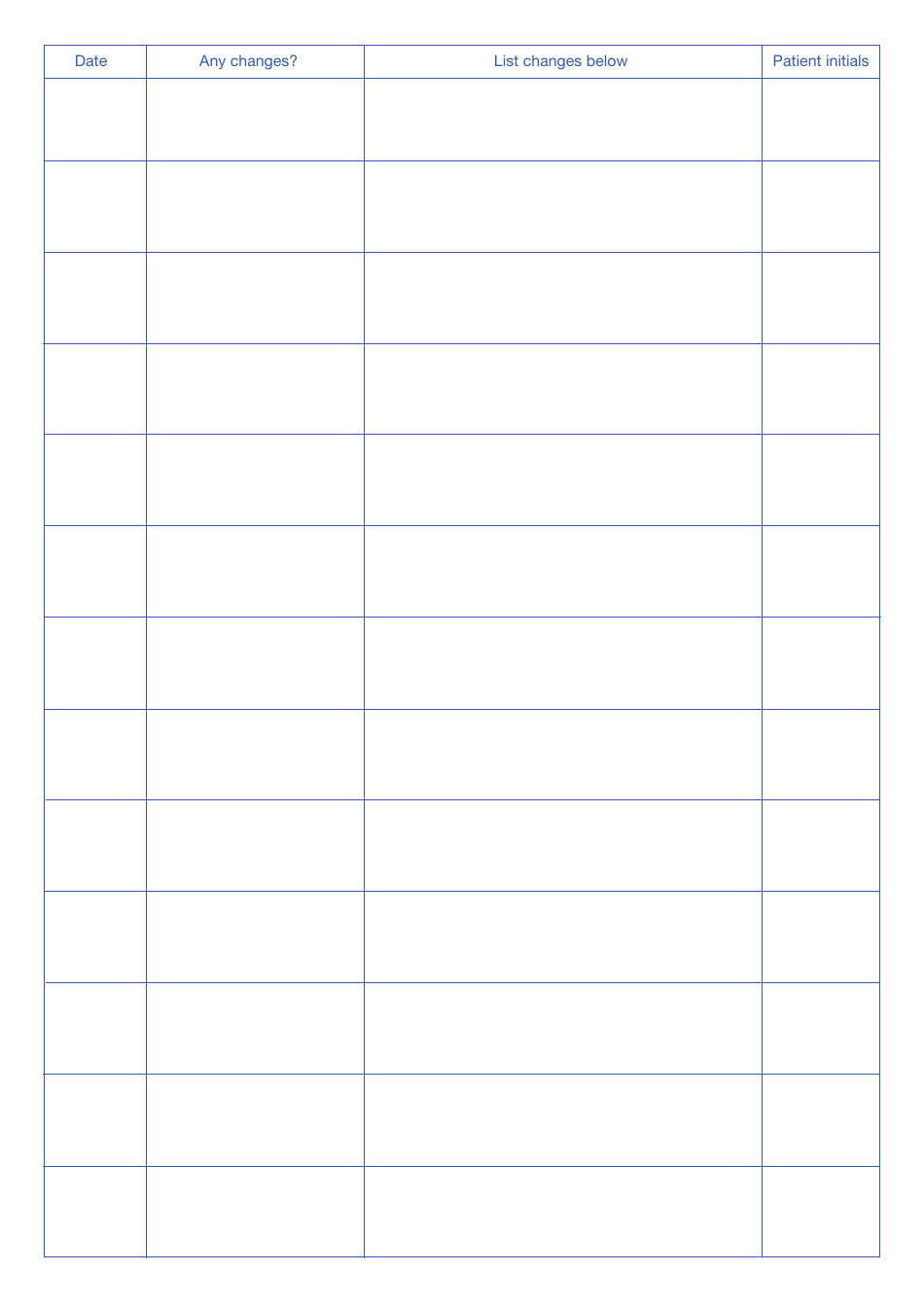 Confidential Medical History Form - United Kingdom, Page 4