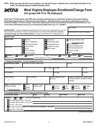 Document preview: Form GR-69209-35 West Virginia Employee Enrollment/Change Form