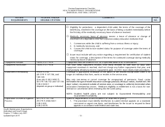 Form Filing Review Checklist - Health Maintenance Organizations (HMOs) (Individual and Small Group) - Virginia, Page 13