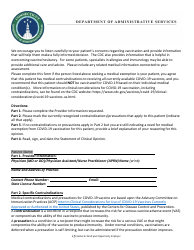 Request for Medical Exemption for Covid-19 Vaccination - Connecticut, Page 2