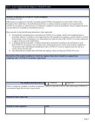 Request for a Medical Exception to the Covid-19 Vaccination Requirement, Page 5