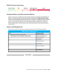 Phq-9 Score Report - Pariconnect, Page 2