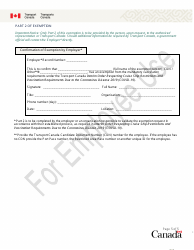 Medical Exemption Request Form - Canada, Page 5