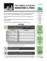 Document preview: Type 2 Diabetes and Sick Days Medications to Pause - Rxfiles Academic Detailing