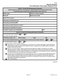 Form GR-68974-2 Obesity Surgery Precertefecation Information Request Form, Page 4