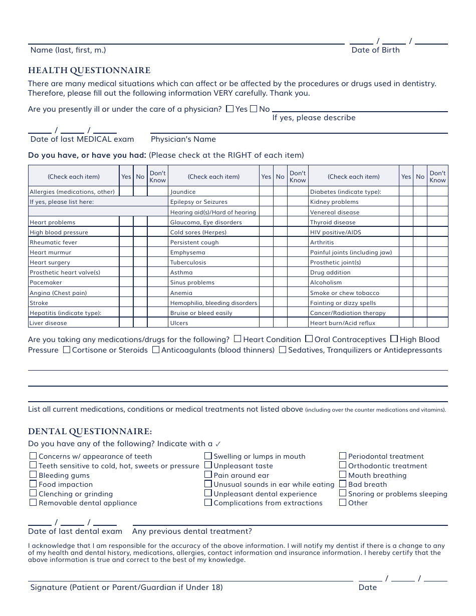 Dental Patient Registration Form - Lester Dental - Fill Out, Sign ...