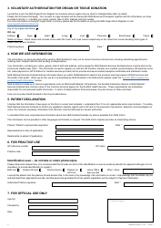 Form GMSGPR001 Application to Register Permanently With a General Medical Practice - United Kingdom, Page 2