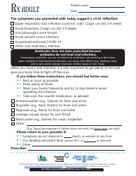 Document preview: Viral Infection Patient Checklist
