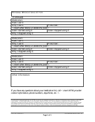Personal Medication List - Kaiser Permanente, Page 3