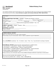 Cancer Patient History Form
