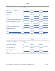 Home Health Services Face-To-Face Encounter Template, Page 10