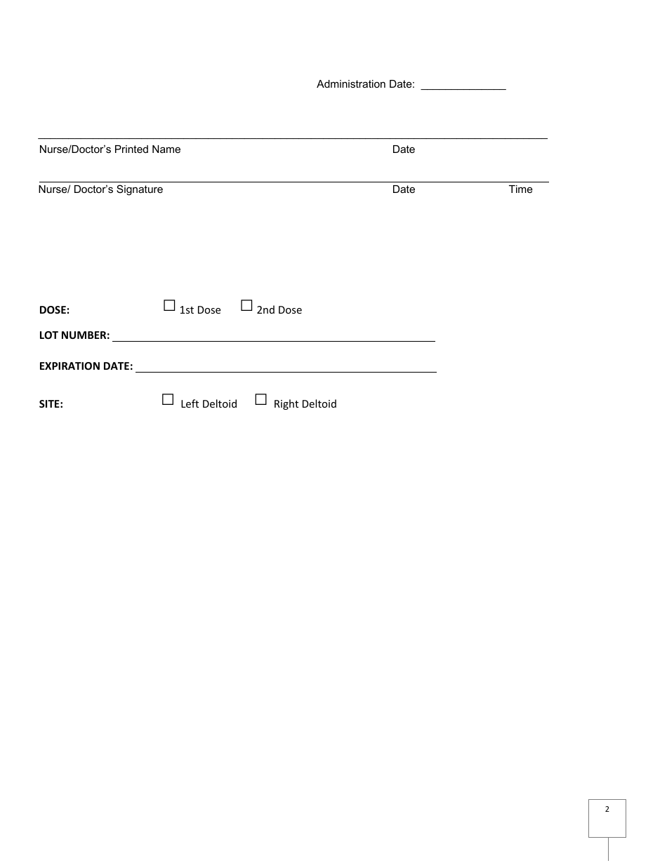 Pfizer-Biontech Covid-19 Vaccination Consent Form, Page 4