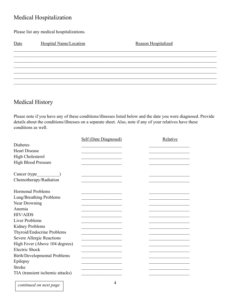 Neuropsychological Evaluation Background Questionnaire - Northeast ...