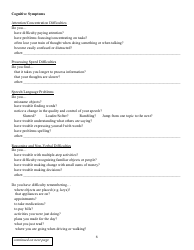 Neuropsychological Evaluation Background Questionnaire - Northeast Neuropsychology, Page 6