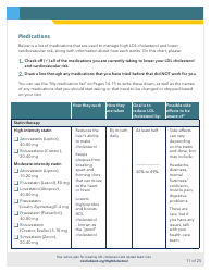 Action Plan for Lowering Ldl Cholesterol and Heart Risks - Cardiosmart, Page 11