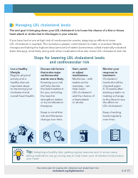 Action Plan for Lowering Ldl Cholesterol and Heart Risks - Cardiosmart, Page 4