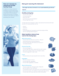 Ldl-Cholesterol Action Plan - the Canadian Diabetes Association, Page 2