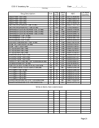 Controlled Substances Inventory Log - North Carolina, Page 23