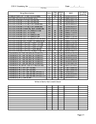 Controlled Substances Inventory Log - North Carolina, Page 28