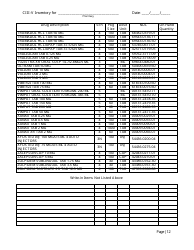 Controlled Substances Inventory Log - North Carolina, Page 29