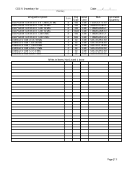 Controlled Substances Inventory Log - North Carolina, Page 30
