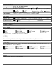 New Patient Registration Form - United Kingdom, Page 2