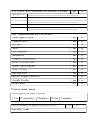 Intake Form, Page 4