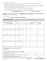 Vaccine Screening and Consent Form - Medsask, Page 2