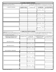 VA Form 21P-8416 Medical Expense Report, Page 3