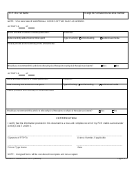 Physical Therapist or Physical Therapist Assistant General Response Form - Michigan, Page 2