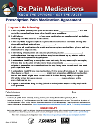 Document preview: Prescription Pain Medication Agreement - Rx Pain Medications