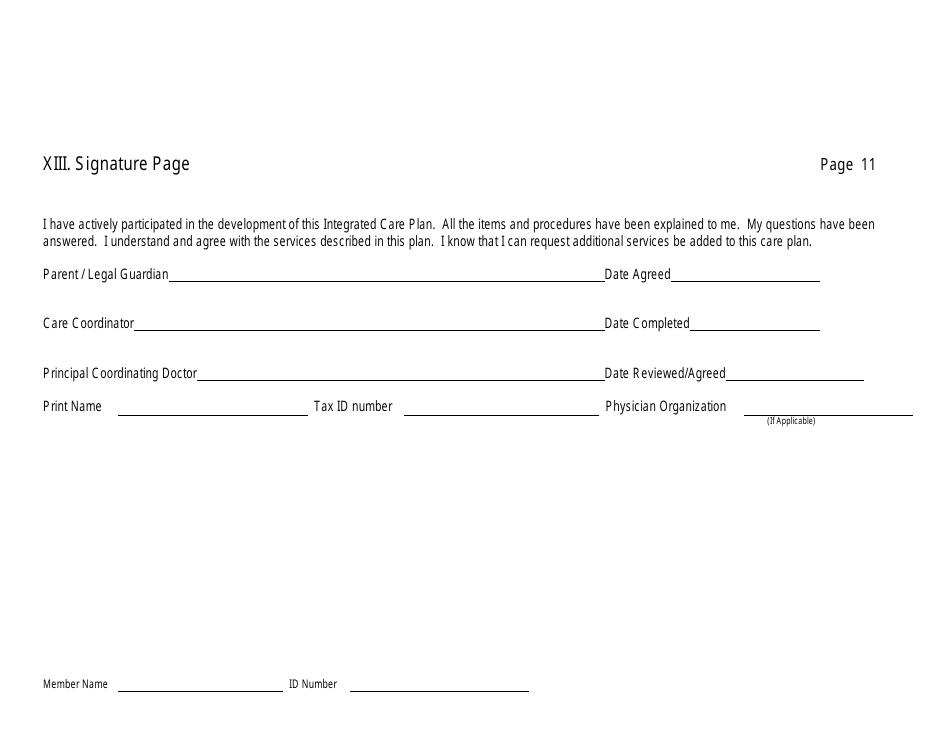 Integrated Services Care Plan - the Waisman Center, Page 11