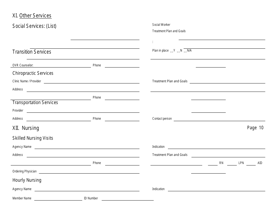 Integrated Services Care Plan - the Waisman Center, Page 9