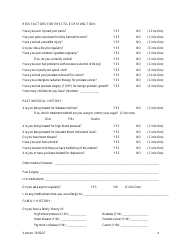Erectile Dysfunction Questionnaire, Page 4