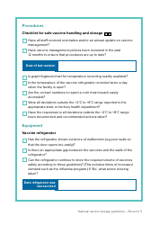Appendix 2 Vaccine Storage Self-audit - Australia, Page 2