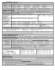 Minnesota Initial Refugee Health Assessment Form - Minnesota, Page 2