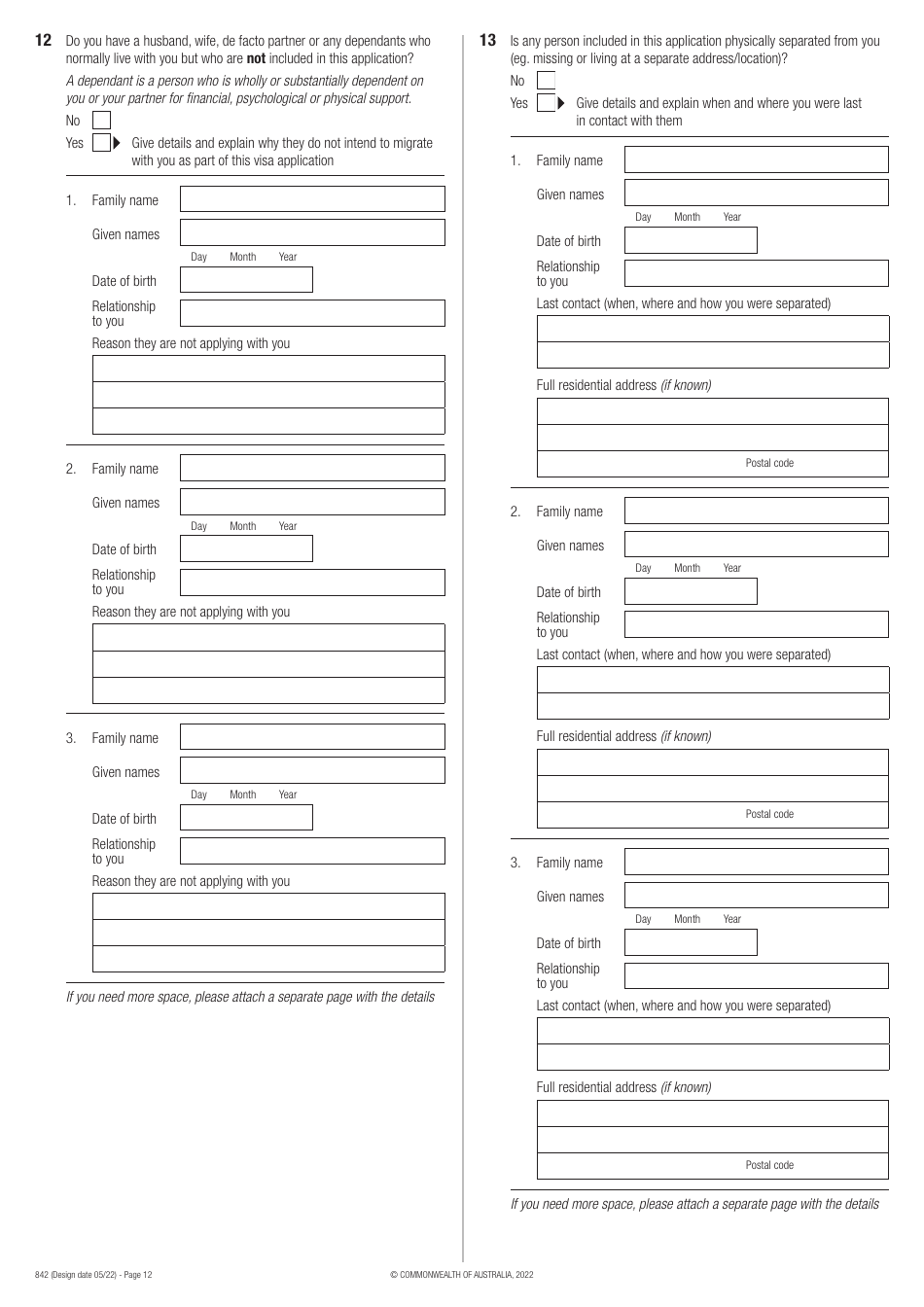 form-842-fill-out-sign-online-and-download-fillable-pdf-australia-templateroller