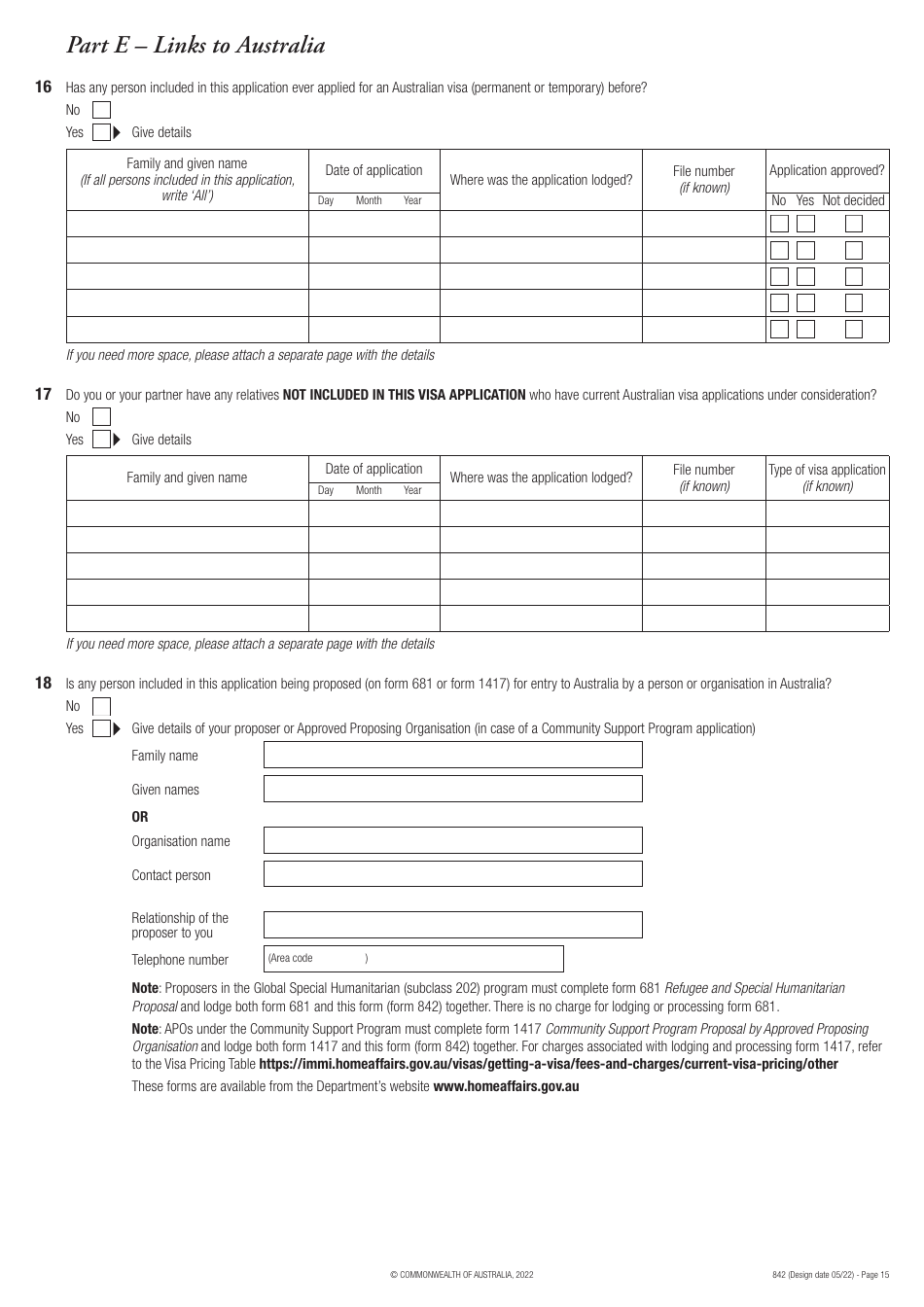 Form 842 Fill Out Sign Online And Download Fillable PDF Australia Templateroller form-842-fill-out-sign-online-and-download-fillable-pdf-australia-templateroller