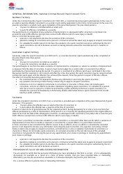Appendix 7 National Criminal Record Check Consent Form - New South Wales, Australia, Page 5