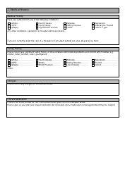 New Patient Registration Form - Adult - United Kingdom, Page 2