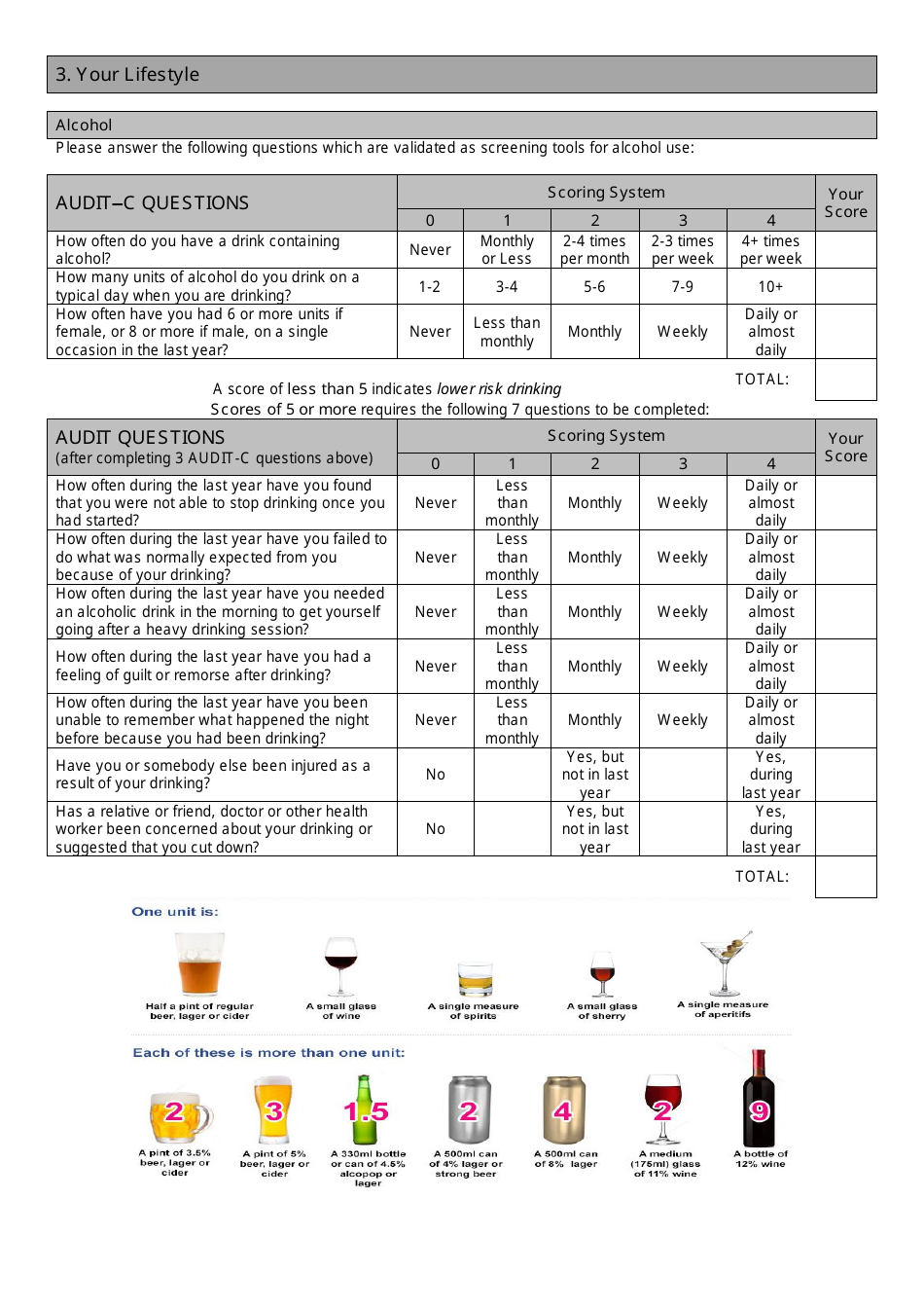 New Patient Registration Form - Adult - United Kingdom, Page 3