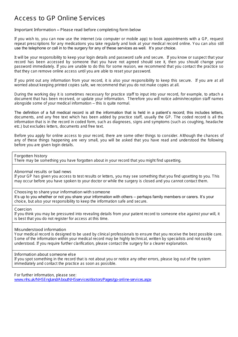 New Patient Registration Form - Adult - United Kingdom, Page 9